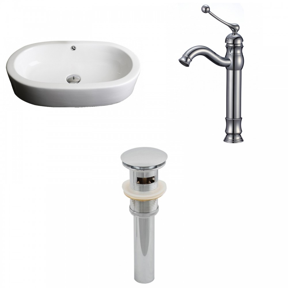 25.25-in. W Bathroom Vessel Sink Set_AI-15388