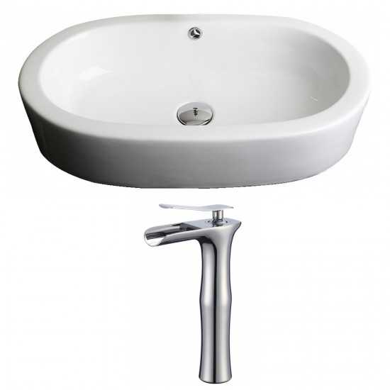 25.25-in. W Bathroom Vessel Sink Set_AI-17809