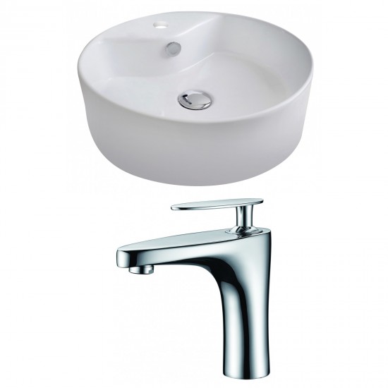 18.25-in. W Bathroom Vessel Sink Set_AI-14945