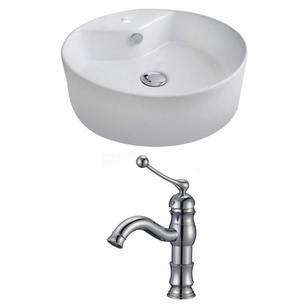 18.25-in. W Bathroom Vessel Sink Set_AI-14949