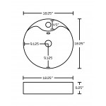 18.25-in. W Bathroom Vessel Sink Set_AI-14949