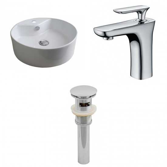 18.25-in. W Bathroom Vessel Sink Set_AI-15392