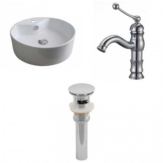 18.25-in. W Bathroom Vessel Sink Set_AI-15394