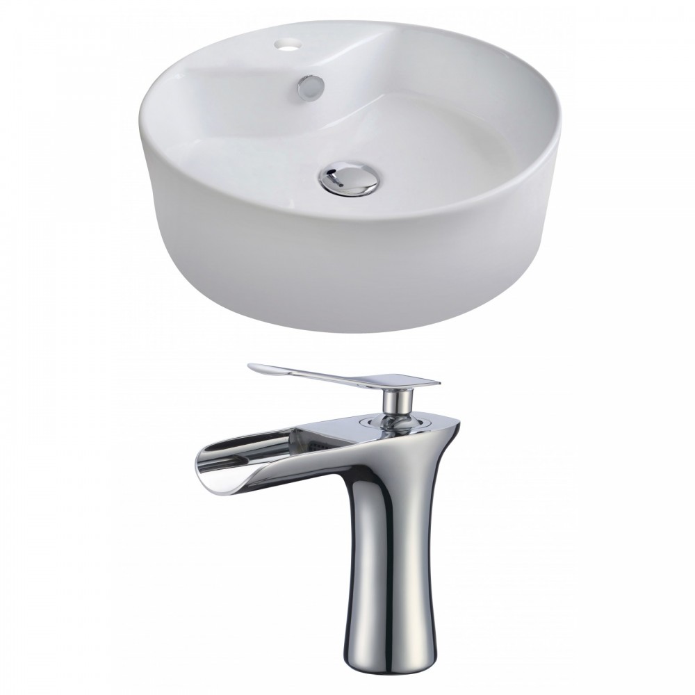 18.25-in. W Bathroom Vessel Sink Set_AI-17811