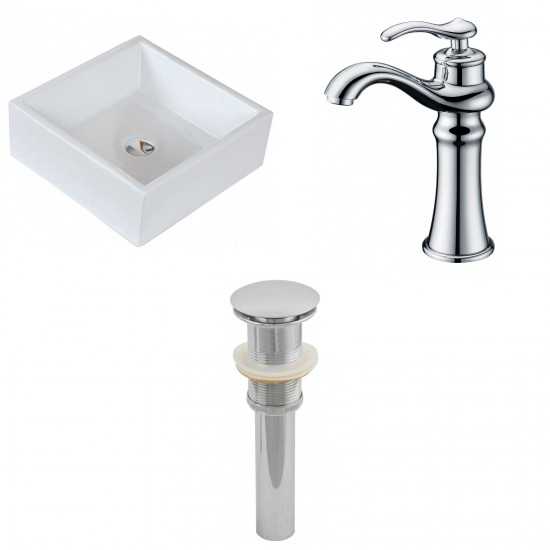 14.75-in. W Bathroom Vessel Sink Set_AI-15395