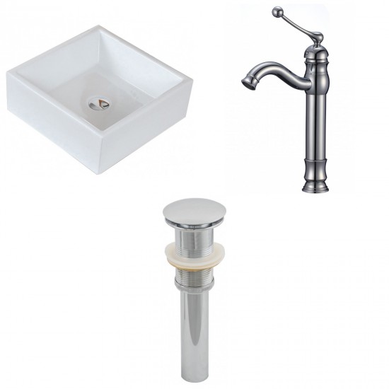 14.75-in. W Bathroom Vessel Sink Set_AI-15396