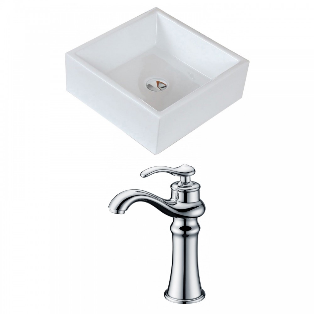 14.75-in. W Bathroom Vessel Sink Set_AI-14950