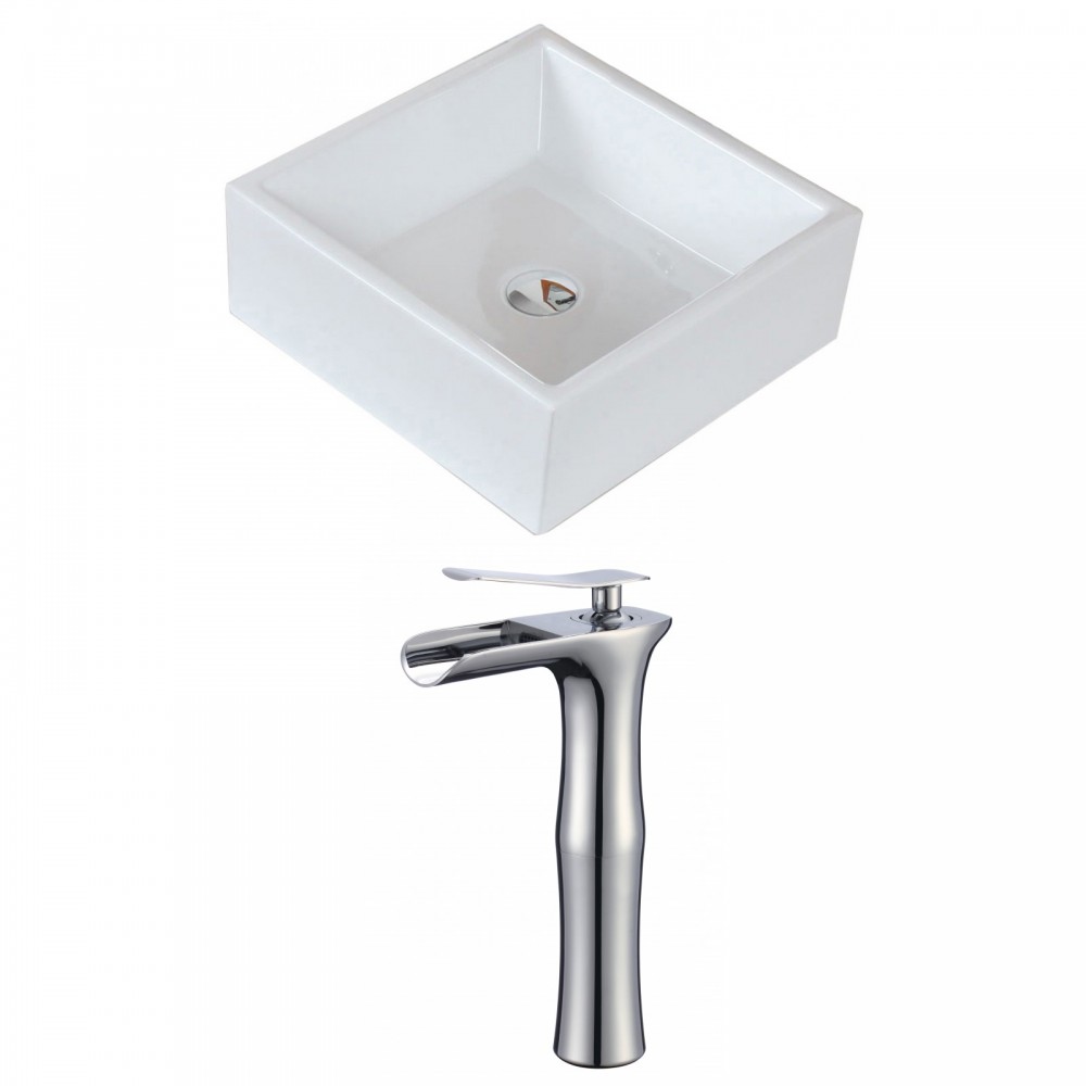 14.75-in. W Bathroom Vessel Sink Set_AI-17813