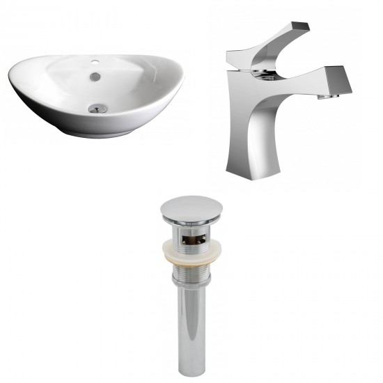 23-in. W Bathroom Vessel Sink Set_AI-15399