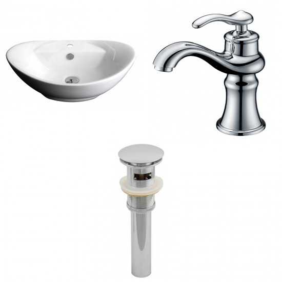 23-in. W Bathroom Vessel Sink Set_AI-15400