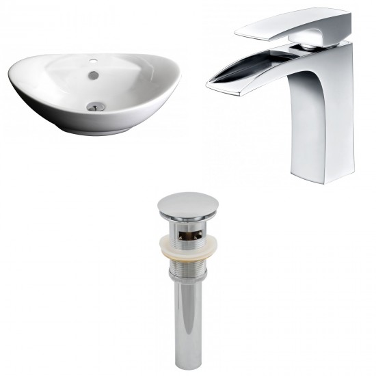 23-in. W Bathroom Vessel Sink Set_AI-15403