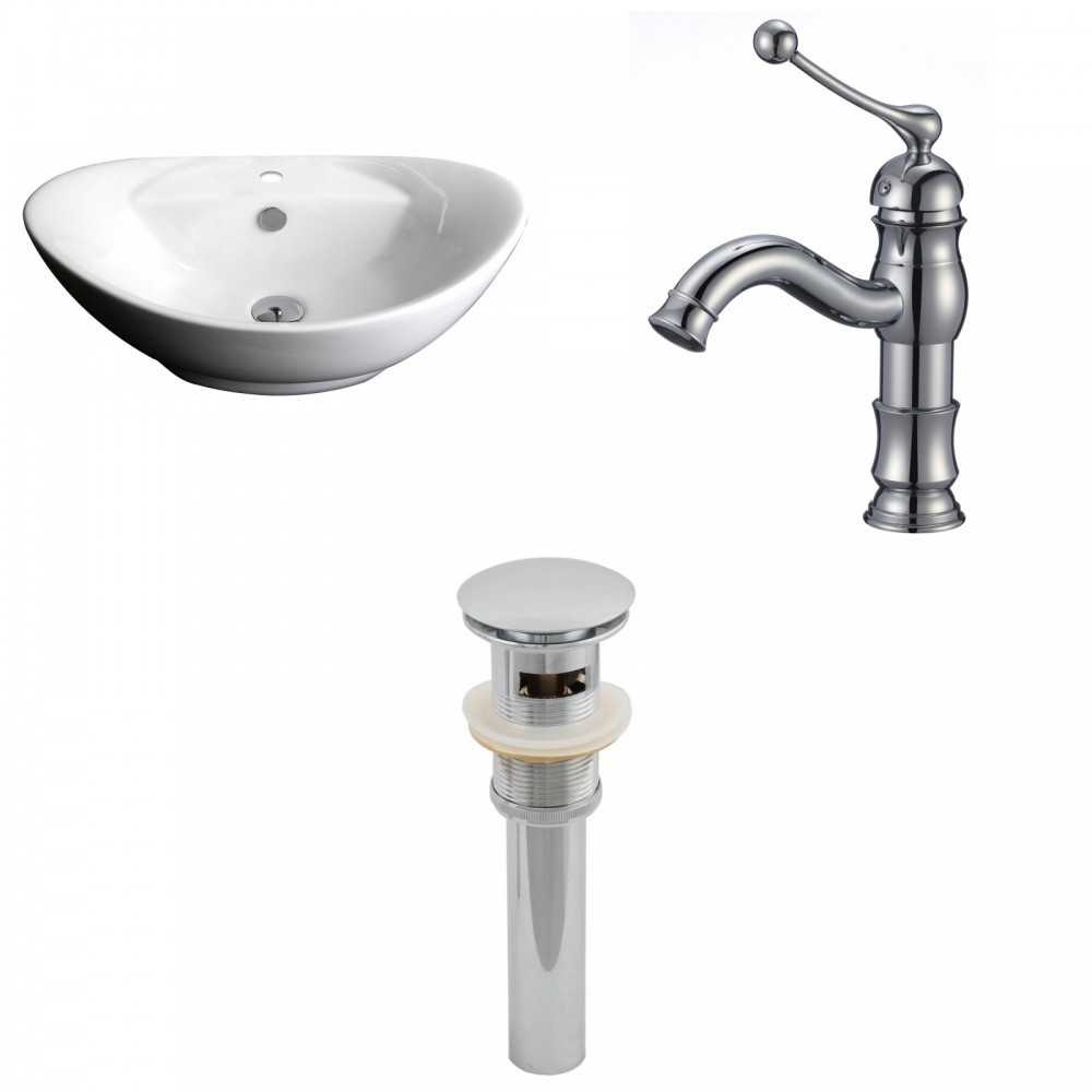 23-in. W Bathroom Vessel Sink Set_AI-15404