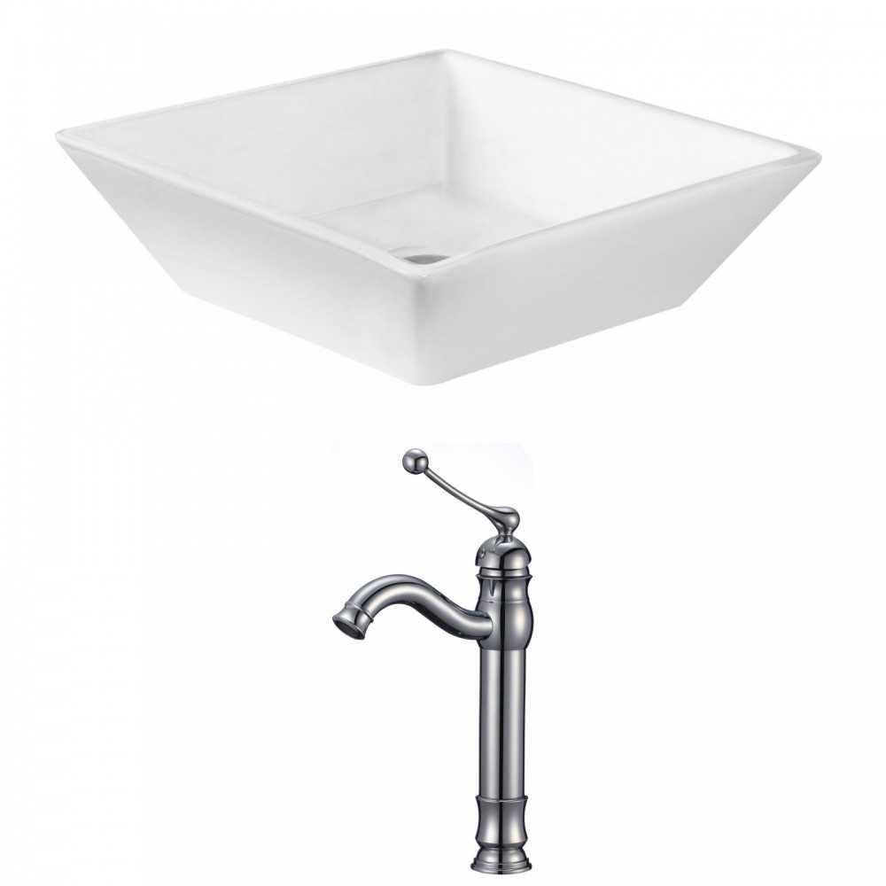 15.75-in. W Bathroom Vessel Sink Set_AI-14972