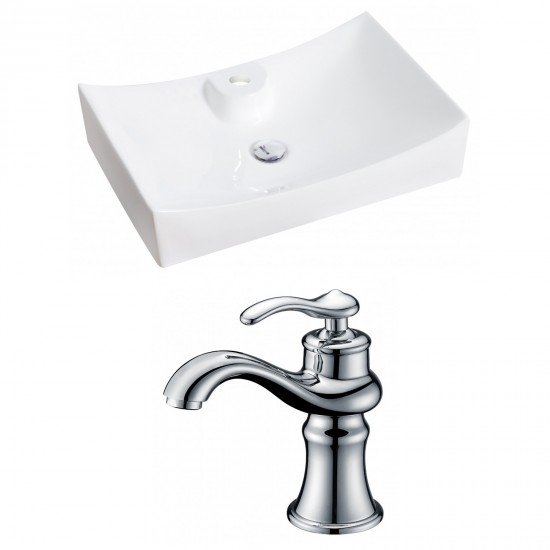 26-in. W Bathroom Vessel Sink Set_AI-14974