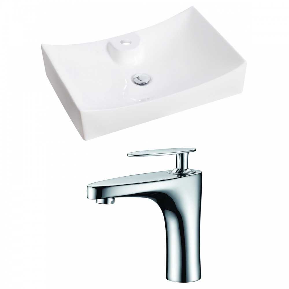 26-in. W Bathroom Vessel Sink Set_AI-14975