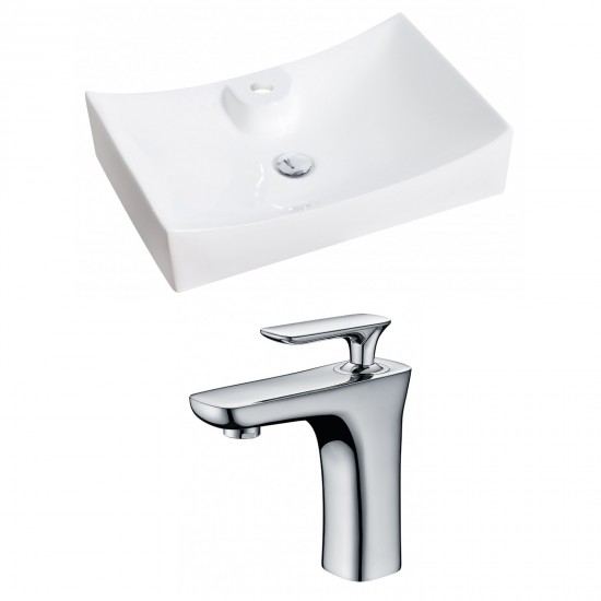 26-in. W Bathroom Vessel Sink Set_AI-14976