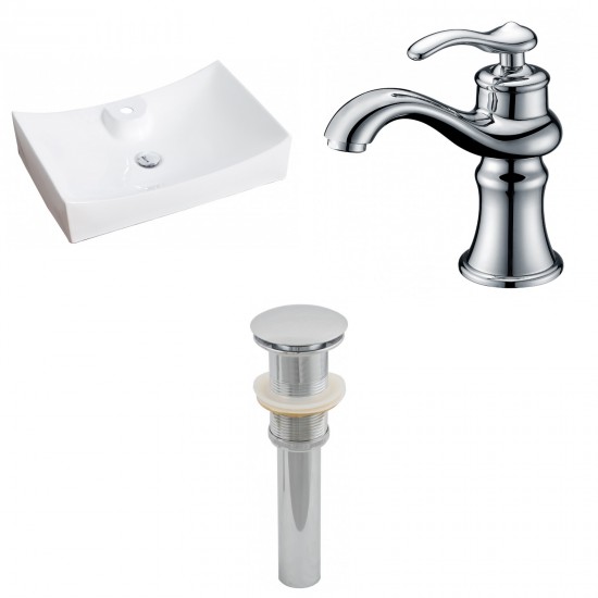 26-in. W Bathroom Vessel Sink Set_AI-15414