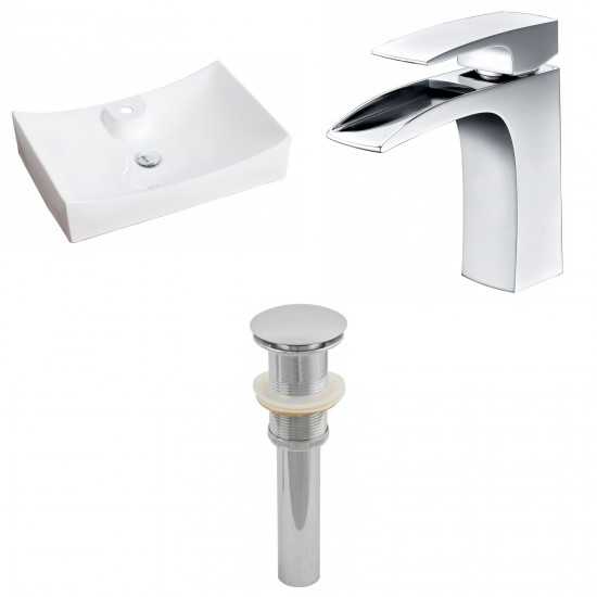 26-in. W Bathroom Vessel Sink Set_AI-15417