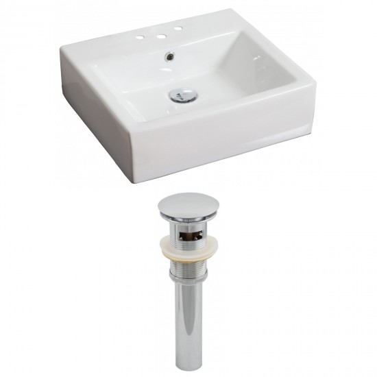 21-in. W Bathroom Vessel Sink Set_AI-14804