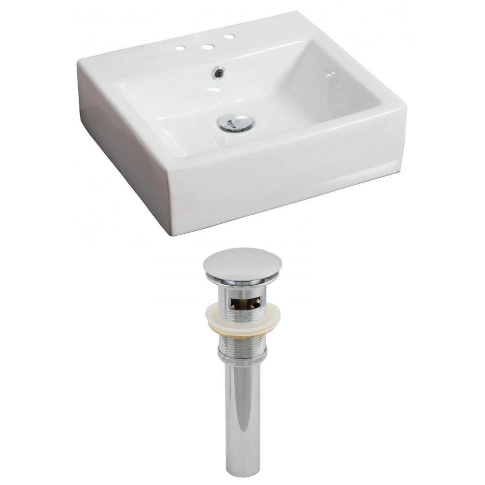 21-in. W Bathroom Vessel Sink Set_AI-14804