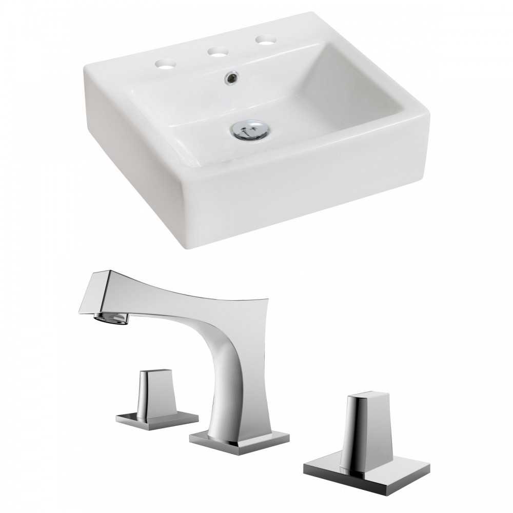21-in. W Bathroom Vessel Sink Set_AI-15011