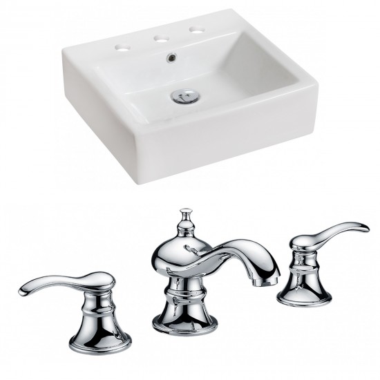 21-in. W Bathroom Vessel Sink Set_AI-15012