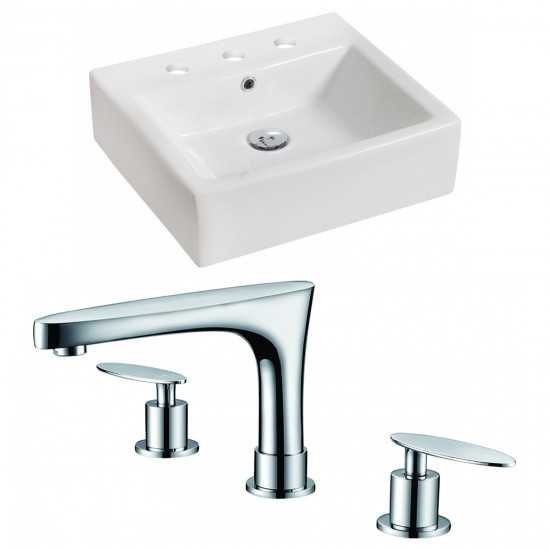 21-in. W Bathroom Vessel Sink Set_AI-15013