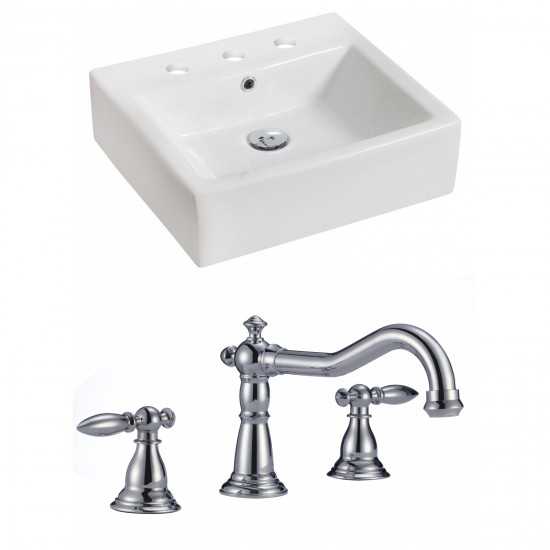 21-in. W Bathroom Vessel Sink Set_AI-15016