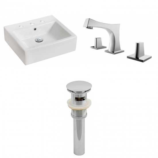 21-in. W Bathroom Vessel Sink Set_AI-15446