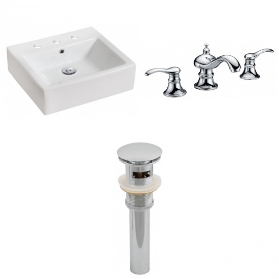 21-in. W Bathroom Vessel Sink Set_AI-15447