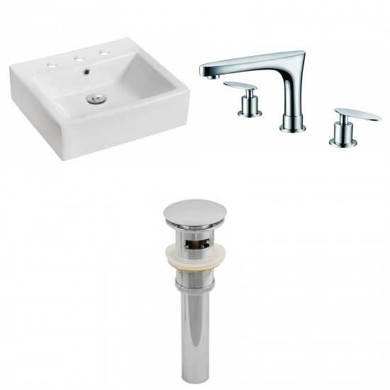 21-in. W Bathroom Vessel Sink Set_AI-15448