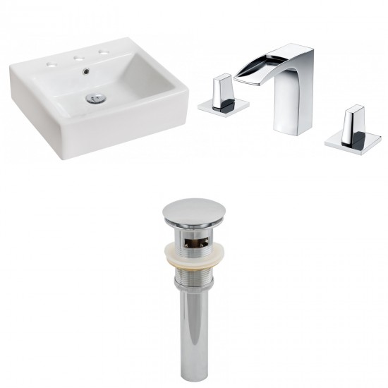 21-in. W Bathroom Vessel Sink Set_AI-15450