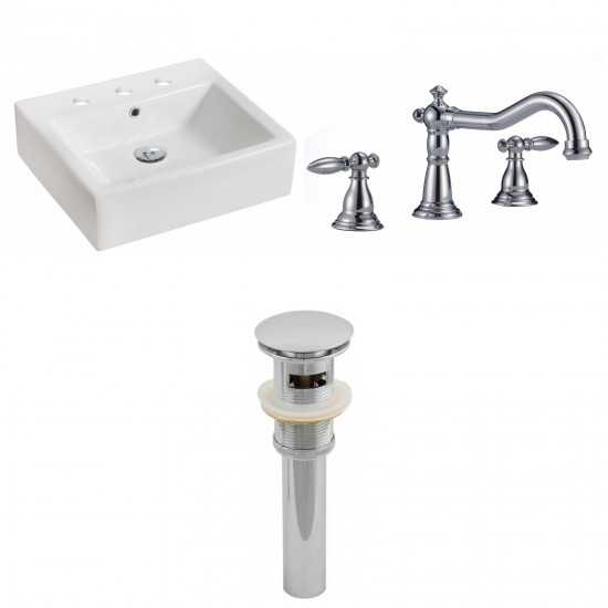 21-in. W Bathroom Vessel Sink Set_AI-15451