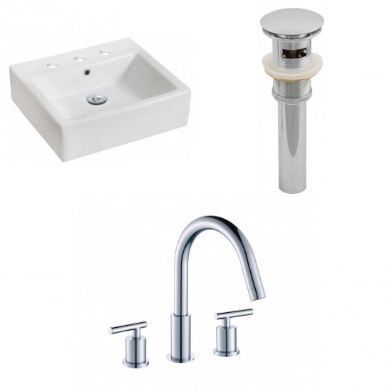 21-in. W Bathroom Vessel Sink Set_AI-15452