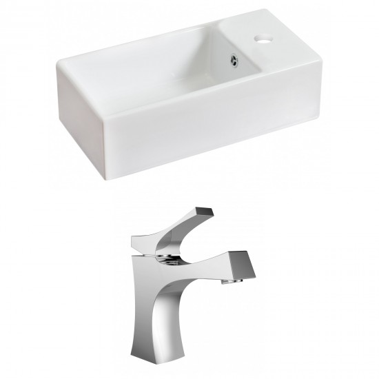 19.25-in. W Bathroom Vessel Sink Set_AI-15025