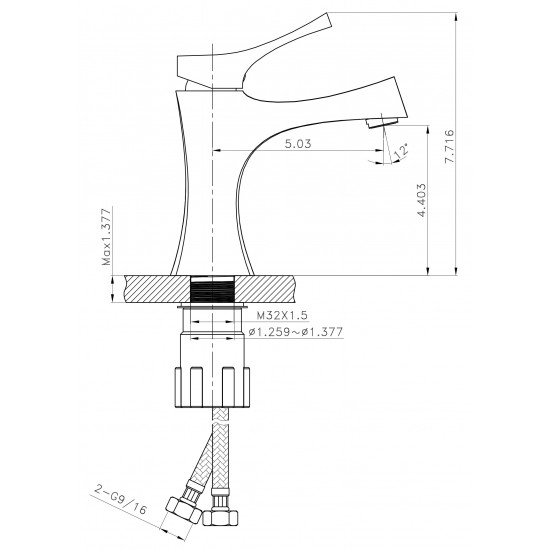 19.25-in. W Bathroom Vessel Sink Set_AI-15025