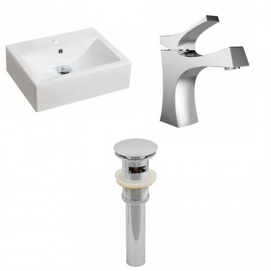 20.25-in. W Bathroom Vessel Sink Set_AI-15599