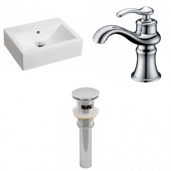 20.25-in. W Bathroom Vessel Sink Set_AI-15600