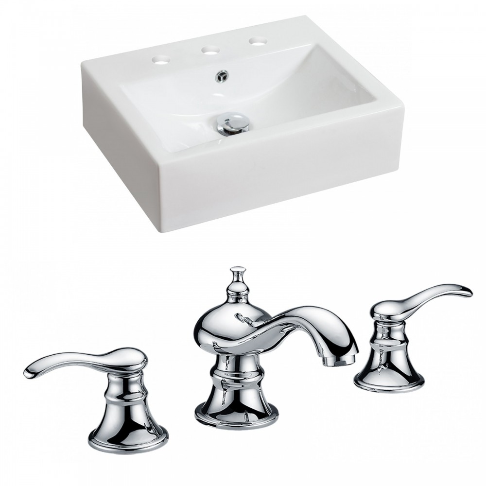 20.25-in. W Bathroom Vessel Sink Set_AI-15050