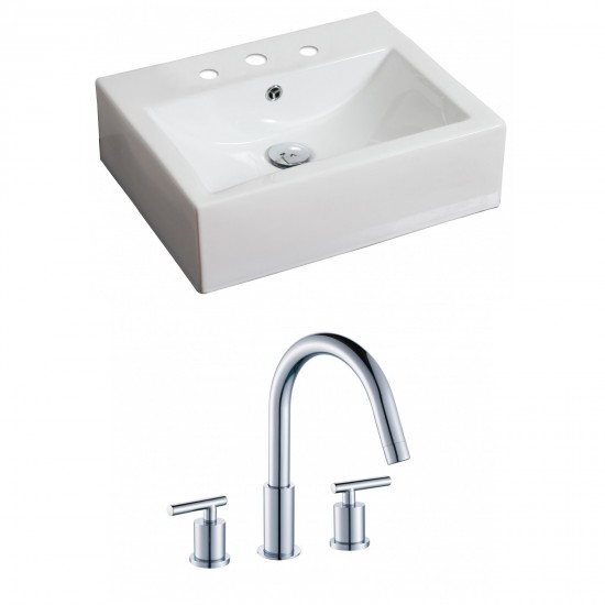 20.25-in. W Bathroom Vessel Sink Set_AI-15055