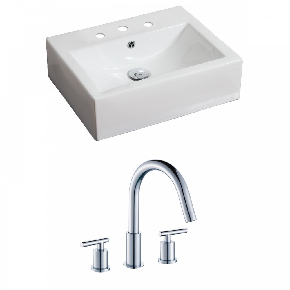 20.25-in. W Bathroom Vessel Sink Set_AI-15055