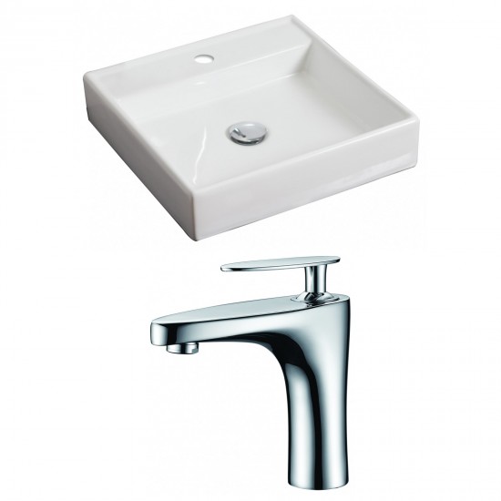 17.5-in. W Bathroom Vessel Sink Set_AI-15058