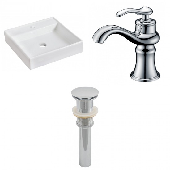 17.5-in. W Bathroom Vessel Sink Set_AI-26078