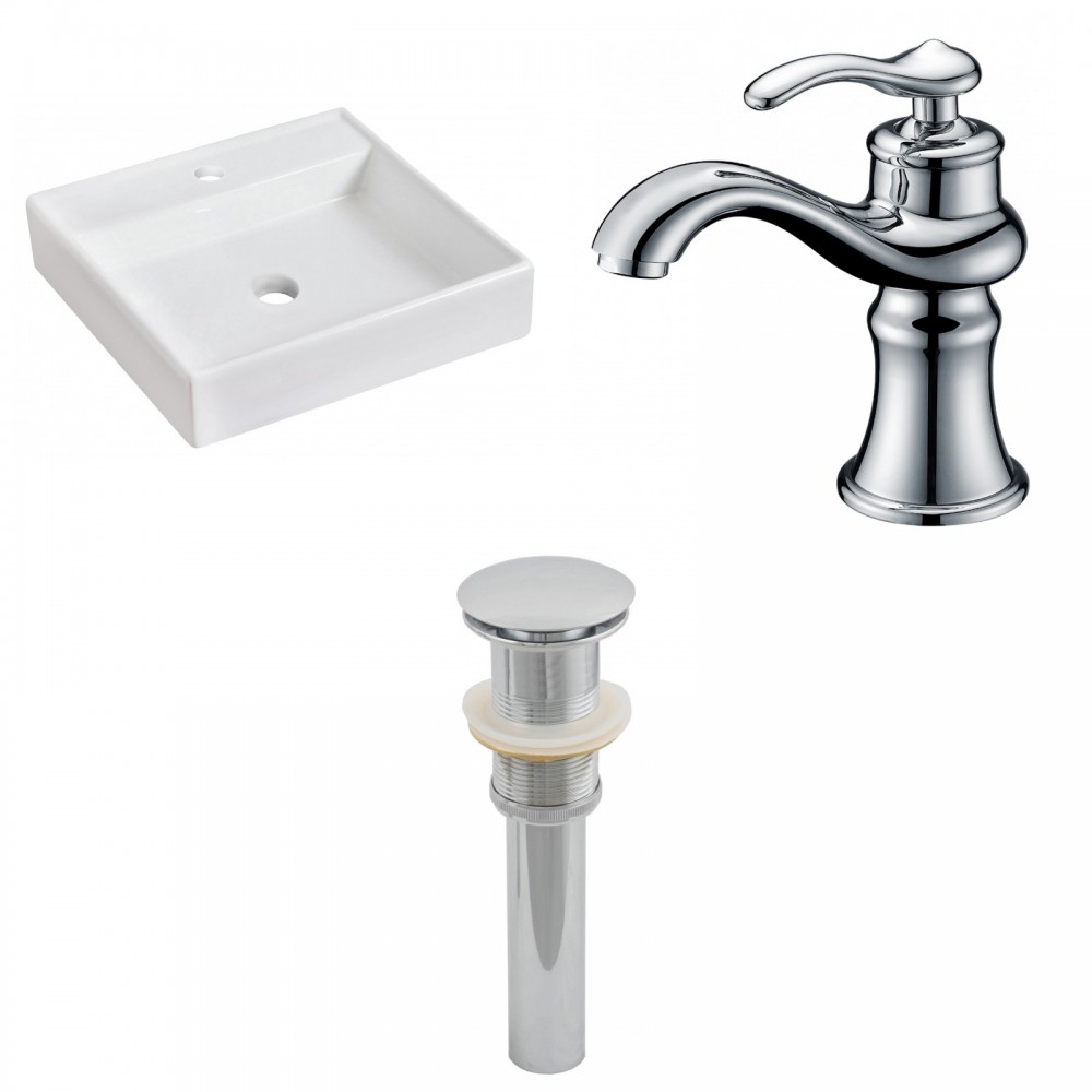 17.5-in. W Bathroom Vessel Sink Set_AI-26078