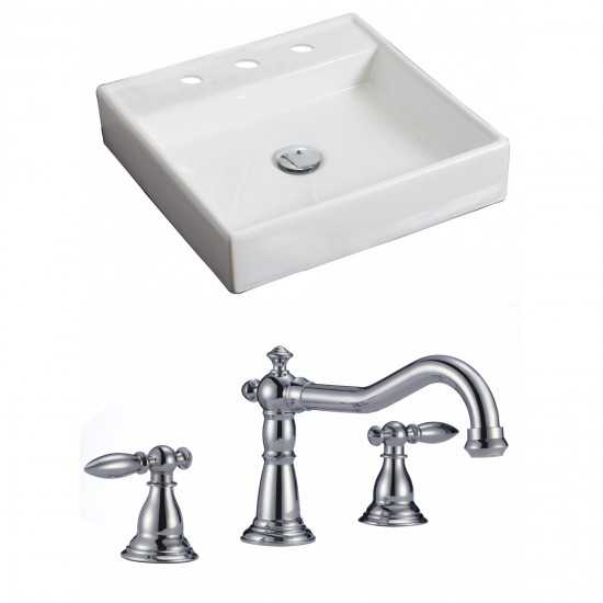 17.5-in. W Bathroom Vessel Sink Set_AI-15068