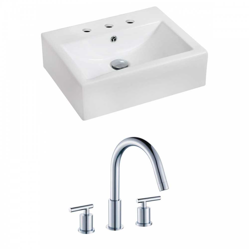 20.25-in. W Bathroom Vessel Sink Set_AI-15090