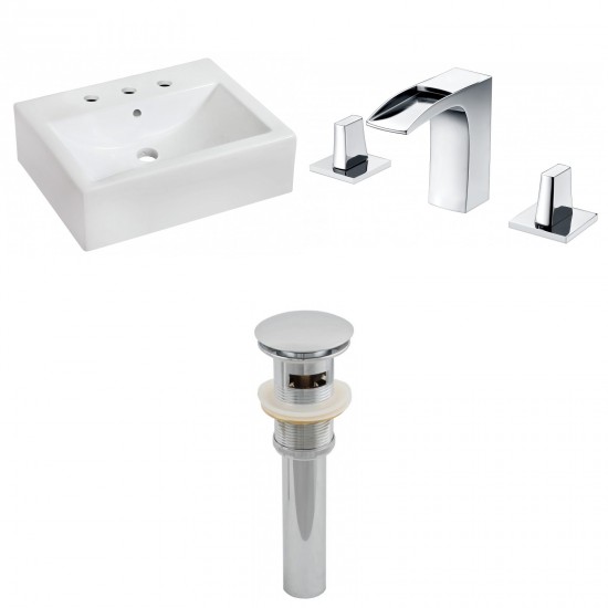 20.25-in. W Bathroom Vessel Sink Set_AI-26104