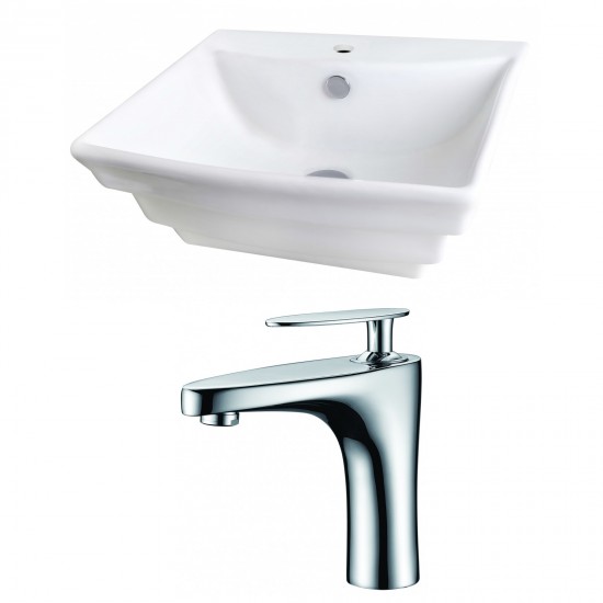 19.75-in. W Bathroom Vessel Sink Set_AI-15100