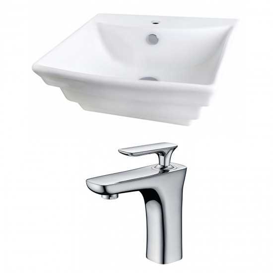 19.75-in. W Bathroom Vessel Sink Set_AI-15101