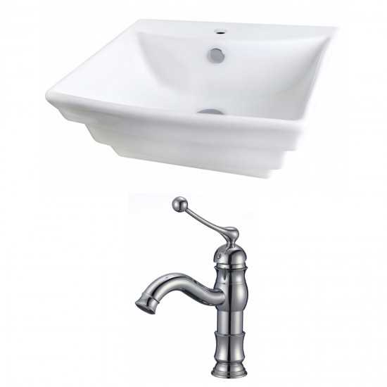 19.75-in. W Bathroom Vessel Sink Set_AI-15104